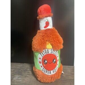 Squishable Hot Sauce 15” Plush Stuffed Animal EUC